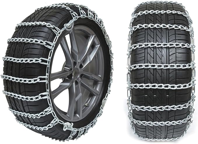 Snow Tire Chains for Car, 2 Pack Snow